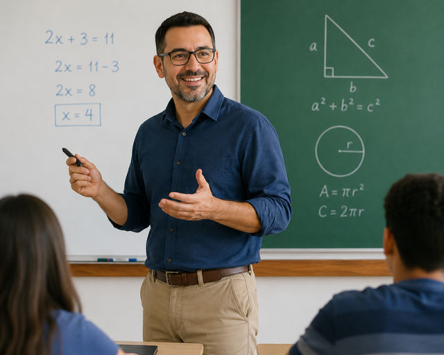 Professor Ricardo, criador do Matemática em Ação
